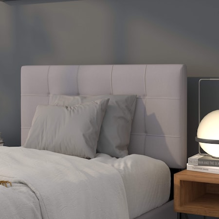 Flash Furniture Bedford Headboard, Twin Size, Gray Fabric HG-HB1704-T-LG-GG